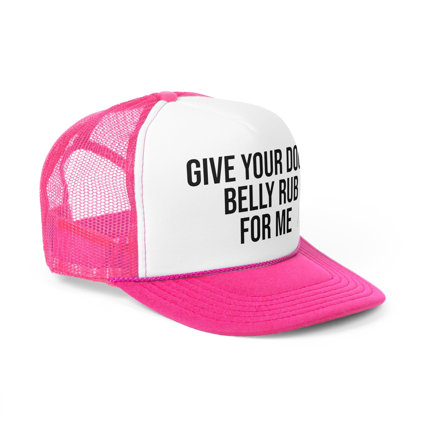 PNP Cap - Give Your Dog a Belly Rub for Me - PawsnPlay Logo Design