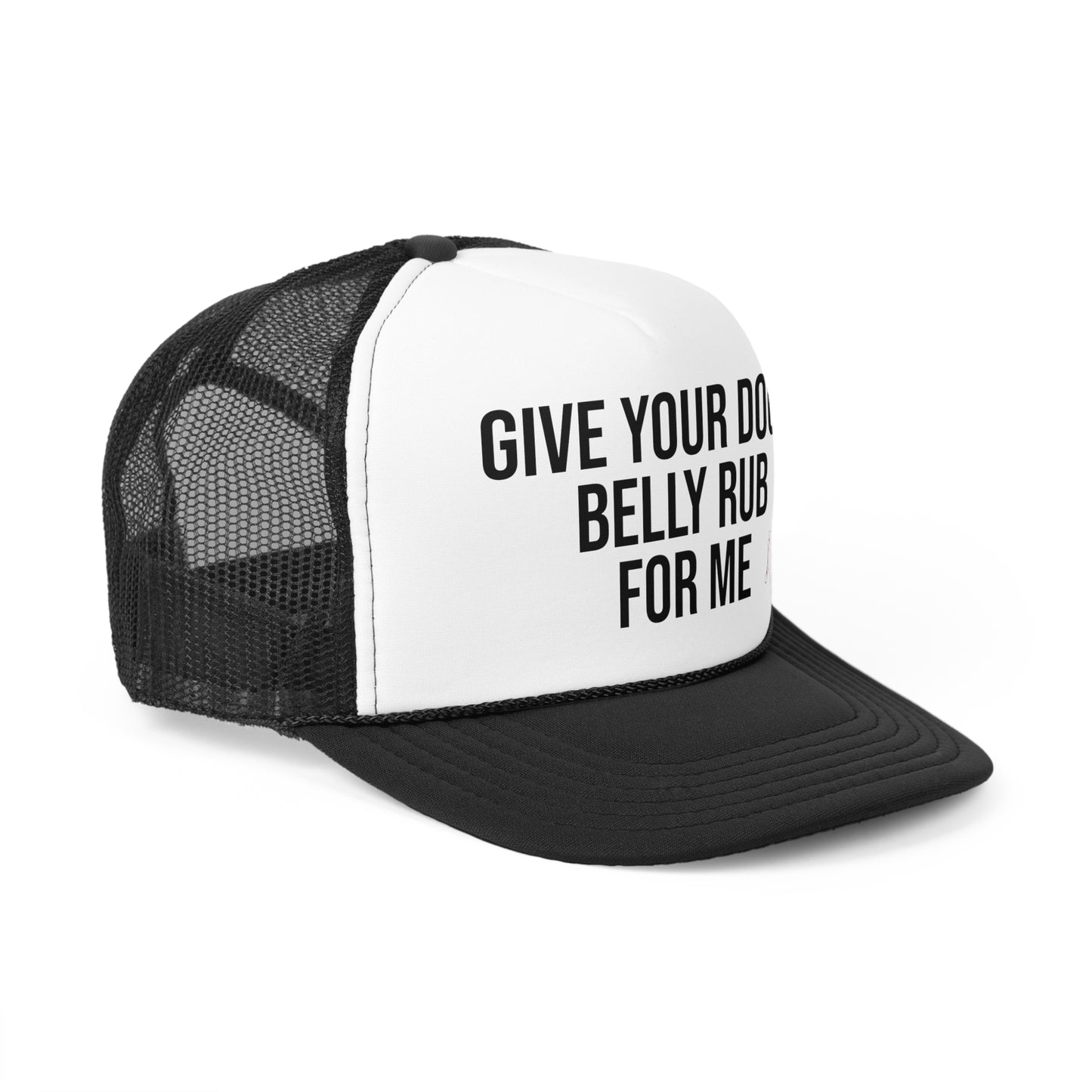 PNP Cap - Give Your Dog a Belly Rub for Me - PawsnPlay Logo Design